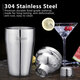 Cocktail Set Godmorn Stainless Steel Cocktail Shaker Set 14 Piece with Better Bamboo Stand