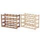 European Solid Wood Bottle Shelf Rack Holder Storage Racks Creative Design