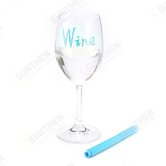 KC-CB13 Reusable Washable Non-toxic Wine Glass Maker Pen Wine Charm Accessories Bar Tools