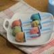 KC-IM12 6 Stickers Silicone Ice Pops Mold Ice Cream Ball Lolly Maker Popsicle Molds