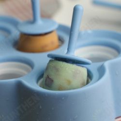 KC-IM12 6 Stickers Silicone Ice Pops Mold Ice Cream Ball Lolly Maker Popsicle Molds KC-IM12 6 Stickers Silicone Ice Pops Mold Ice Cream Ball Lolly Maker Popsicle Molds