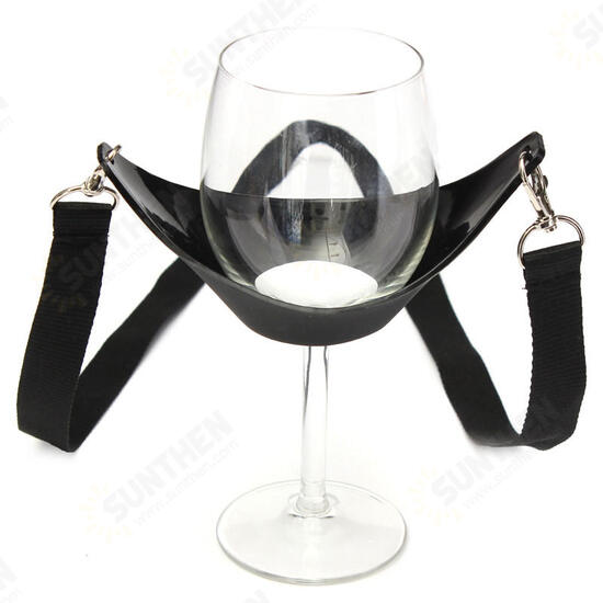 Portable Wine Glass Holder Strip Birthday Party Wine Holder Multifunction Bar Tool