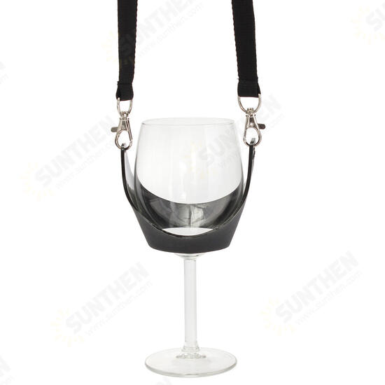 Portable Wine Glass Holder Strip Birthday Party Wine Holder Multifunction Bar Tool