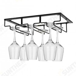 Wall Mount Glass Rack Holder Hanging Under Cabinet Hanger Iron Shelf 4 Type Wall Mount Glass Rack Holder Hanging Under Cabinet Hanger Iron Shelf 4 Type