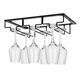 Wall Mount Glass Rack Holder Hanging Under Cabinet Hanger Iron Shelf 4 Type