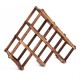 Wooden Red Wine Holder Rack 6 Bottle Wine Rack Mount Kitchen Glass Drinks Holder Storage Organizer