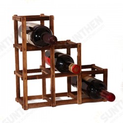 Wooden Red Wine Holder Rack 6 Bottle Wine Rack Mount Kitchen Glass Drinks Holder Storage Organizer Wooden Red Wine Holder Rack 6 Bottle Wine Rack Mount Kitchen Glass Drinks Holder Storage Organizer