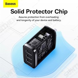 17W 3-Port USB Charger Travel Wall Adapter Fast Charging For iPhone 13 Pro Max For Samsung Galaxy S21 5G 17W 3-Port USB Charger Travel Wall Adapter Fast Charging For iPhone 13 Pro Max For Samsung Galaxy S21 5G