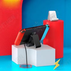18W USB C Charger Game Console USB Charger Adjustable Charging Dock For Nintendo Switch / Switch Lite