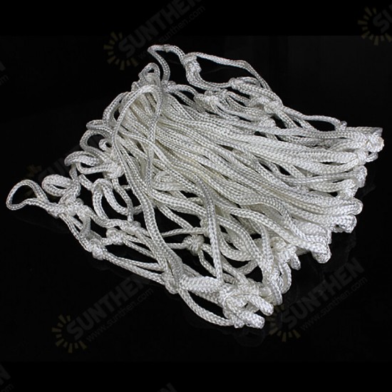 12 Loops Indoor And Outdoor Basketball Net 4mm Roughness 50cm Length Basketball Net Basketball Court Accessories