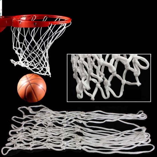 12 Loops Indoor And Outdoor Basketball Net 4mm Roughness 50cm Length Basketball Net Basketball Court Accessories