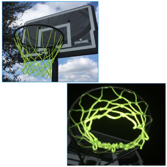 44x32cm Glow In The Dark Basketball Net Nylon Abrasion Resistant Easy to Install Outdoor Indoor Basketball Net for Adults