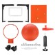 Adult Indoor Mini Basketball Hoop Backboard System Home Office Room Door Mount With Ball & Pump Sport Exercise Tools