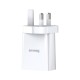 10.5W 2A Smart Protection Dual USB Travel Charger UK Plug Fast Charging Speed Mini Universal Charger Adapter for Samsung S10+ 9T Note8