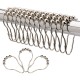 12Pcs Stainless Steel Shower Curtain Hooks Rings Rods For Bathroom