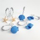 12pcs Resin Decorative Seashell Home Shower Curtain Hooks Bathroom Beach Shell Decor