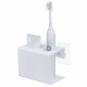 1PCS Wall Mounted Electric Toothbrush Holder Toothpaste Holder Bathroom Organizer Detachable Bathroom Storage Caddy