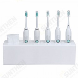 1PCS Wall Mounted Electric Toothbrush Holder Toothpaste Holder Bathroom Organizer Detachable Bathroom Storage Caddy 1PCS Wall Mounted Electric Toothbrush Holder Toothpaste Holder Bathroom Organizer Detachable Bathroom Storage Caddy