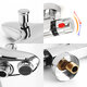 2 Handles Thermostatic Mixer Shower Control Valve Faucet Tap Wall Mounted