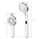 2 PCS Digital Shower Head Clamshell Hand Held Pressurized Back Cover Rubbing 3-Level Temperature Display