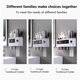 2/3/4 Cups Multi-function Toothbrush Holder Waterproof Anti-dust Mouth Cup Rack Wall-mounted Toothbrush Holder