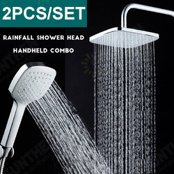 2PCS Set ABS Automatic Descaling Shower Set Electroplating Shower Set Rainforest Shower Shower 2PCS Set ABS Automatic Descaling Shower Set Electroplating Shower Set Rainforest Shower Shower
