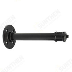 2Pcs 18cm Industrial Iron Pipe Shelf Bracket Holder Vintage Wall Mounted 2Pcs 18cm Industrial Iron Pipe Shelf Bracket Holder Vintage Wall Mounted