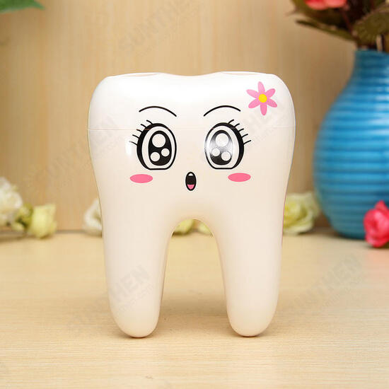 4 Holes Smily Face Toothbrush Holder Rack Cartoon Design Toothbrush Bracket