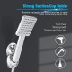 8 Inch Large Angle-adjustable Square Shower Head Electroplating Five Piece Set
