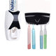 Automatic Bathroom Wall Mounted Toothpaste Dispenser With Five Toothbrush Holder