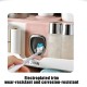 Punch-free Toothbrush Holder Household Bathroom Wash Shelf Mouthwash Cup Toothpaste Squeezer