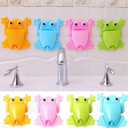 Cute Frog Toothbrush Wall Stick Paste Organizer Storage Box Cute Frog Toothbrush Wall Stick Paste Organizer Storage Box