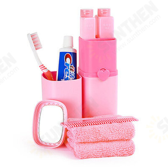 BX-123 Protable Bathroom Wash Gargle Suit Wash Cup Travel Camping Shampoo Bottle Set