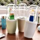 Couple Transparent Cover Toothbrush Toothpaste Holder Organizer Travel Home Washing Storage Cup