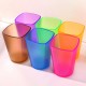 WX Eco-friendly Japanese-style Thick Circular Cup Toothbrush Holder Cup Translucent