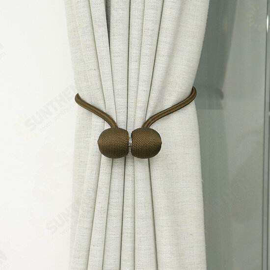 Magnet Buckle Curtain Tie Rope Hanging Ball Tie European Style Tie Rope Curtain Clip