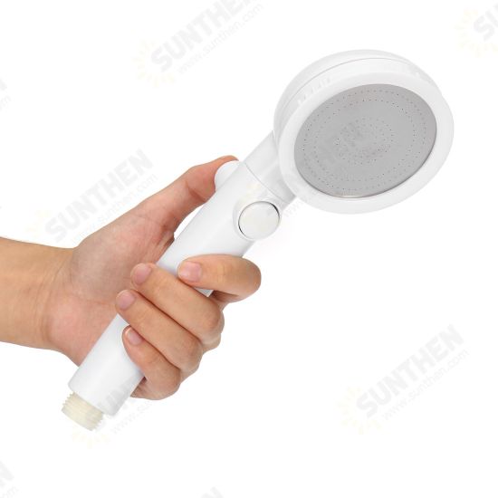 One Button Water Stop Pressurized Shower Shower Nozzle Household Hand Held Shower Rain Shower Nozzle Shower