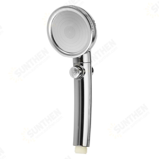 One Button Water Stop Pressurized Shower Shower Nozzle Household Hand Held Shower Rain Shower Nozzle Shower