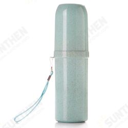 Dual Use Tooth Mug Wheat Straw Portable Toothbrush Toothpaste Holder Double Cups Container for Trave Dual Use Tooth Mug Wheat Straw Portable Toothbrush Toothpaste Holder Double Cups Container for Trave
