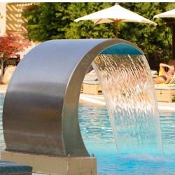 Stainless Steel Pool Accent Fountain Pond Garden Swimming Pool Waterfall Feature Decorative Hardware Stainless Steel Pool Accent Fountain Pond Garden Swimming Pool Waterfall Feature Decorative Hardware