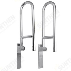 Stainless Steel Toilet Safety Frame Rail Grab Bar Handicap Bathroom Hand Grips