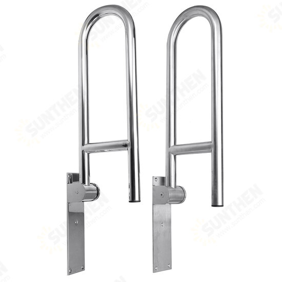 Stainless Steel Toilet Safety Frame Rail Grab Bar Handicap Bathroom Hand Grips