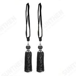 Tassel Curtain Tiebacks Fringe Curtain Tie Backs Room Decor Light Polyester Bead Tassel Curtain Tiebacks Fringe Curtain Tie Backs Room Decor Light Polyester Bead