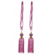 Tassel Curtain Tiebacks Fringe Curtain Tie Backs Room Decor Light Polyester Bead