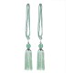 Tassel Curtain Tiebacks Fringe Curtain Tie Backs Room Decor Light Polyester Bead