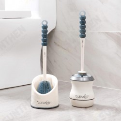 Toilet Brush Silicone Soft Bristle Base Bathroom WC Lavatory Cleaning Tool Set Toilet Brush Silicone Soft Bristle Base Bathroom WC Lavatory Cleaning Tool Set