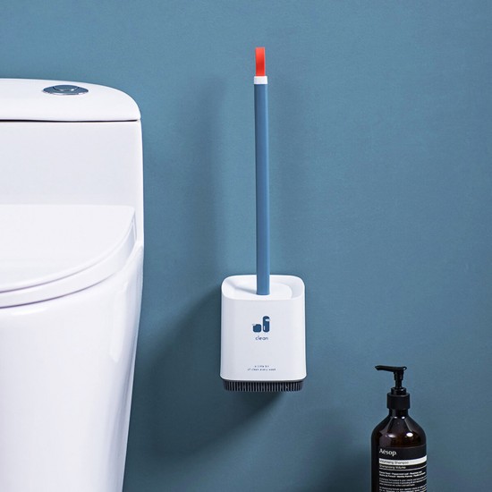 Toilet Brush and Holder Cleaner Set Floor-standing Bathroom Toilet Cleaning Tool