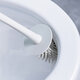 Toilet Brush and Holder Set Soft Silicone Bristle Toilet Bowl Brush Compact Toilet Brush for Bathroom Cleaning