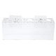 Transparent Wall Mounted Toothbrush Toothpaste Storage Holder Bathroom Organizer