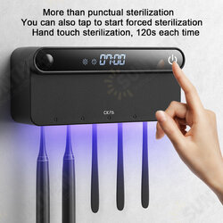 UV Light Toothbrush Sterilizer Holder Cleaner Automatic Toothpaste Dispenser UV Light Toothbrush Sterilizer Holder Cleaner Automatic Toothpaste Dispenser